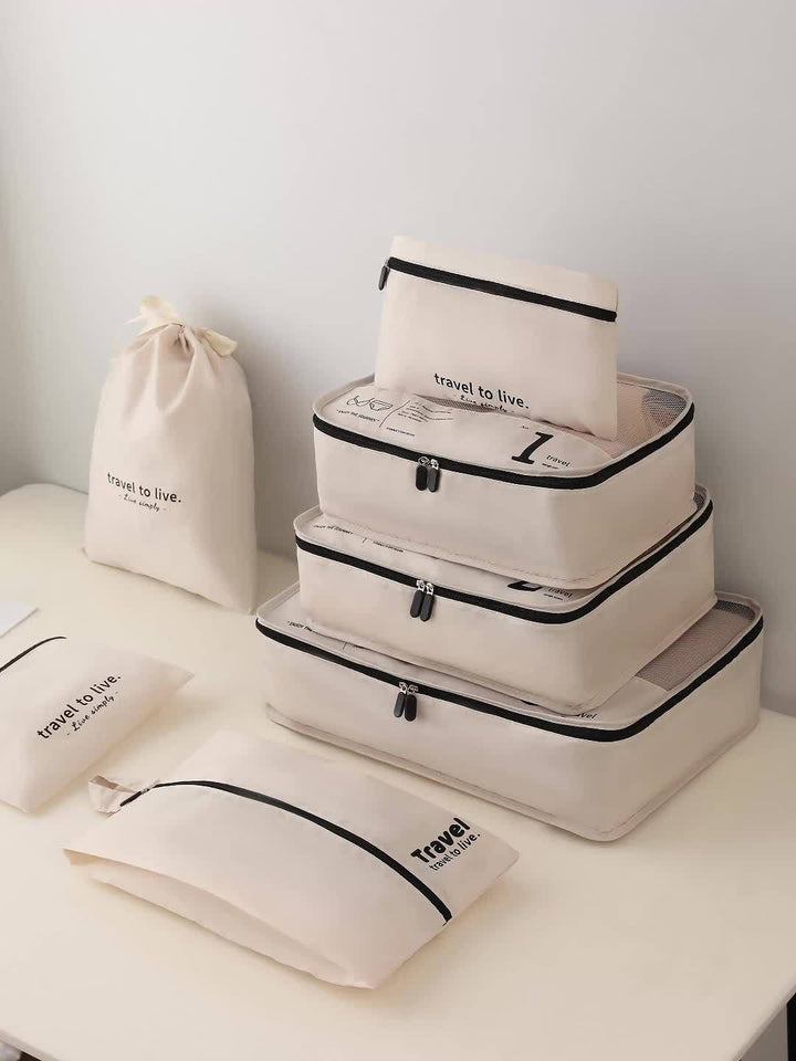 TravelEase™ | 7-Piece Packing Cube Set