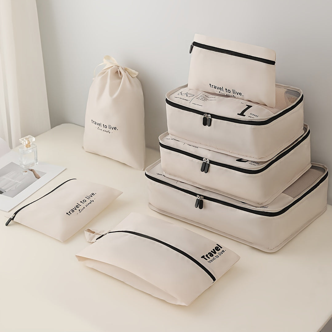 TravelEase™ | 7-Piece Packing Cube Set