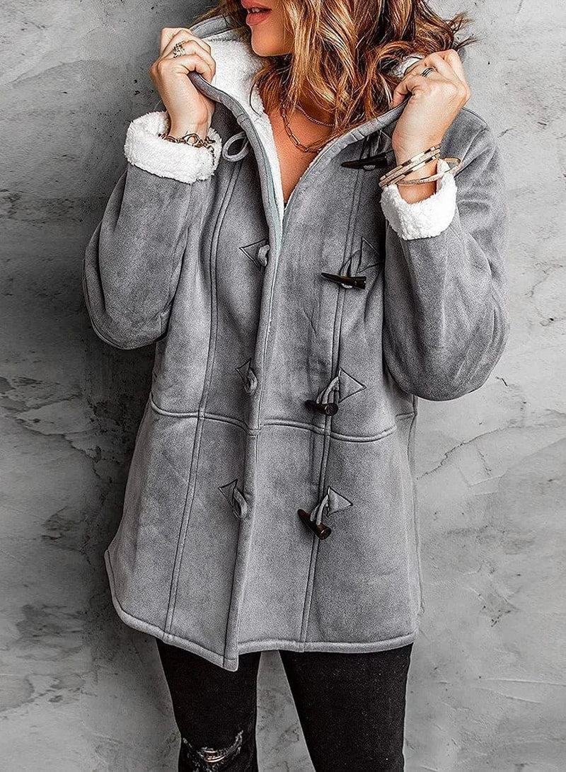 ELVIRA™ | Hooded Fleece Coat
