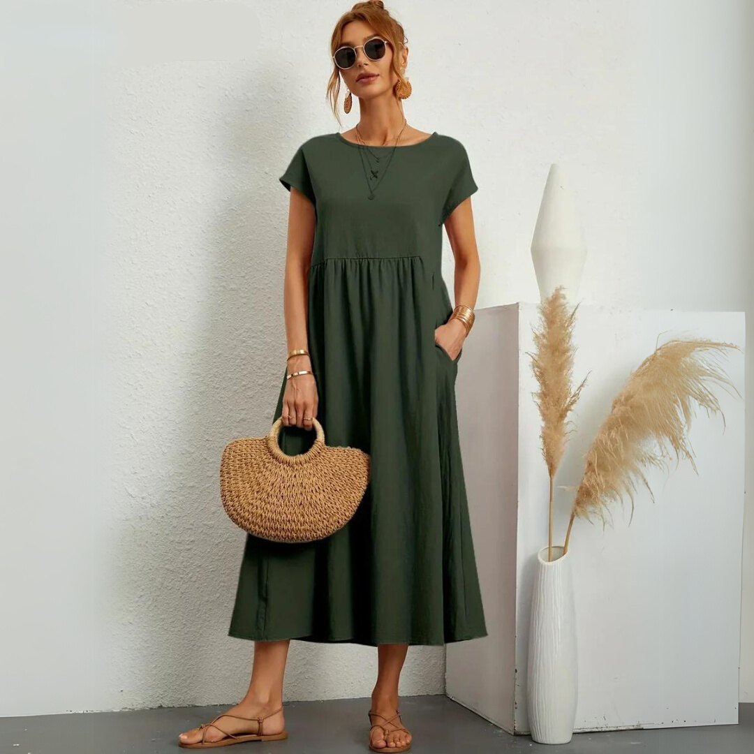 Isla – Casual Midi Dress
