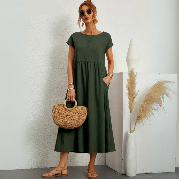 Isla – Casual Midi Dress