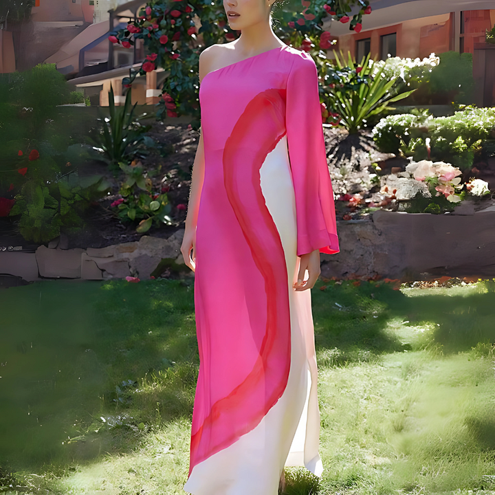 Celeste – One-Shoulder Maxi Dress