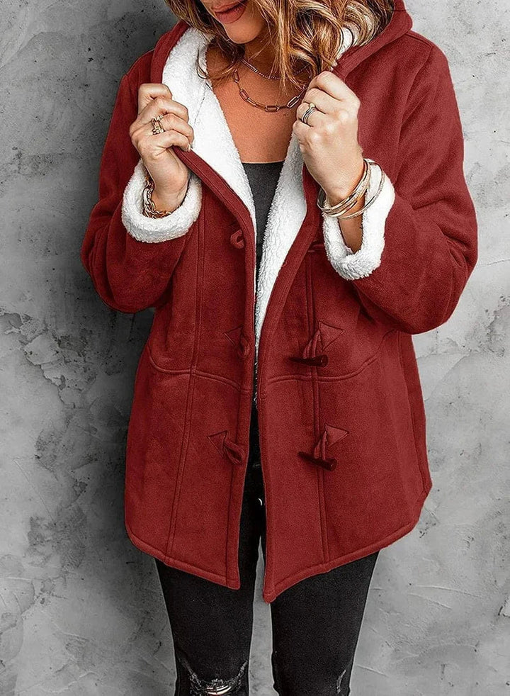 ELVIRA™ | Hooded Fleece Coat