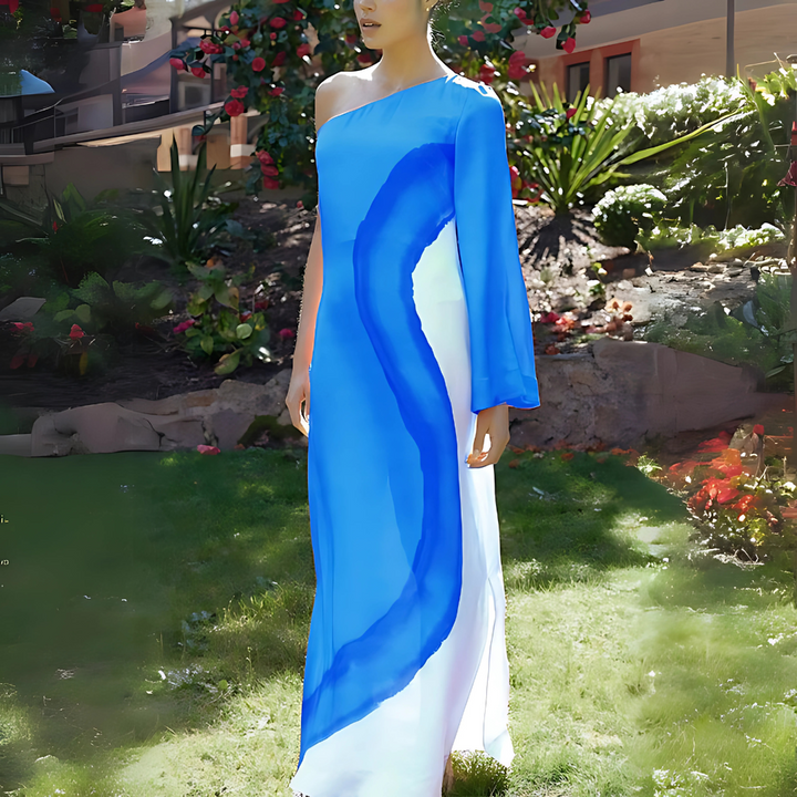 Celeste – One-Shoulder Maxi Dress