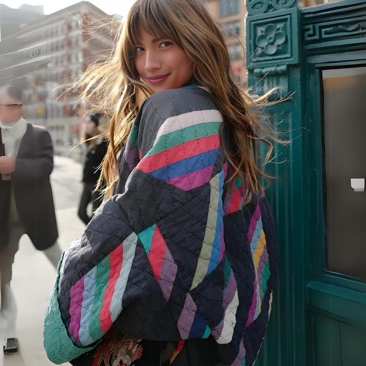 Sasha™ | Timeless Quilted Retro Coat
