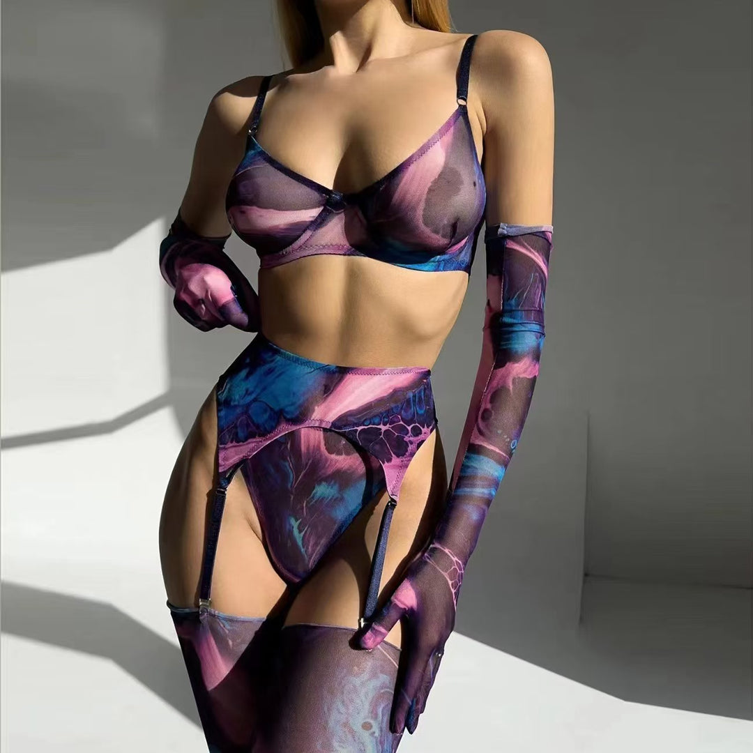 Celeste Mesh Lingerie Set