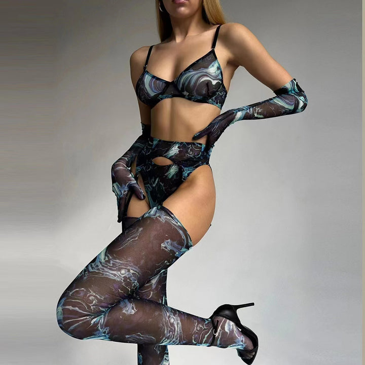 Celeste Mesh Lingerie Set