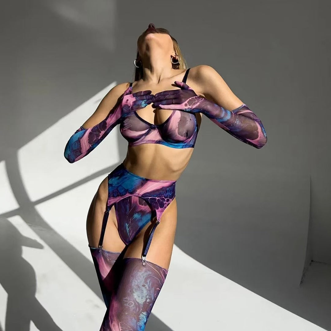 Celeste Mesh Lingerie Set