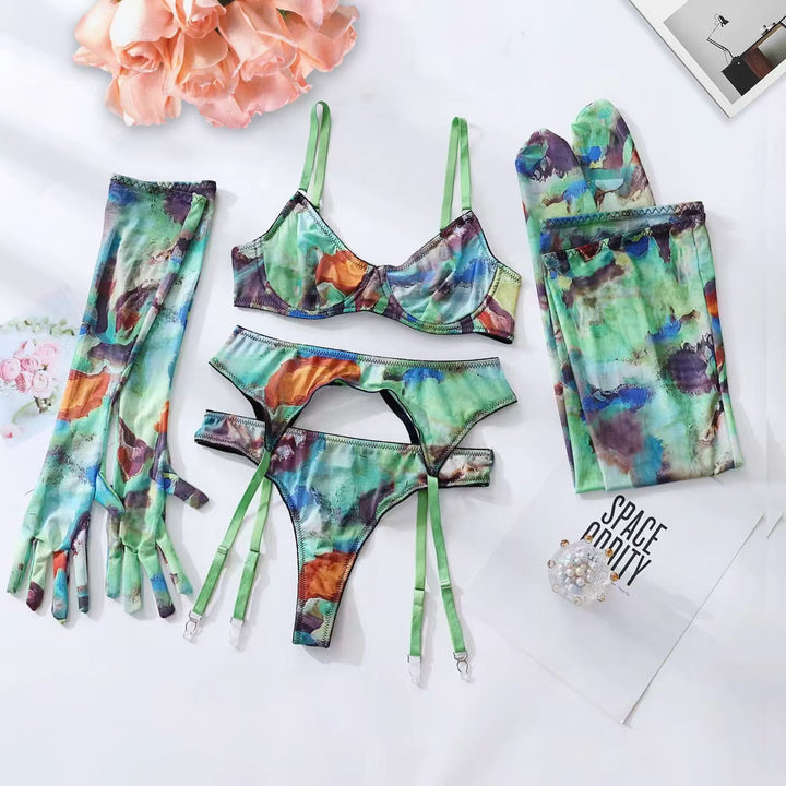 Celeste Mesh Lingerie Set