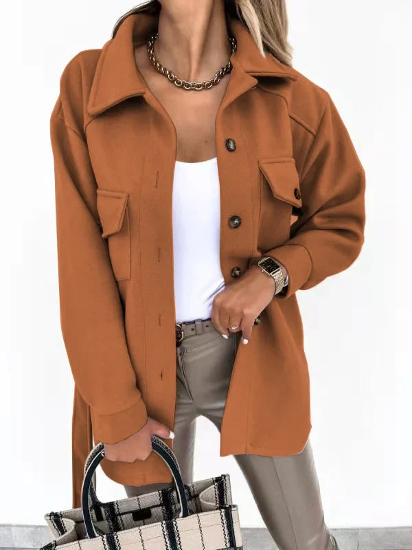 Camilla™ | Belted Wool Shacket