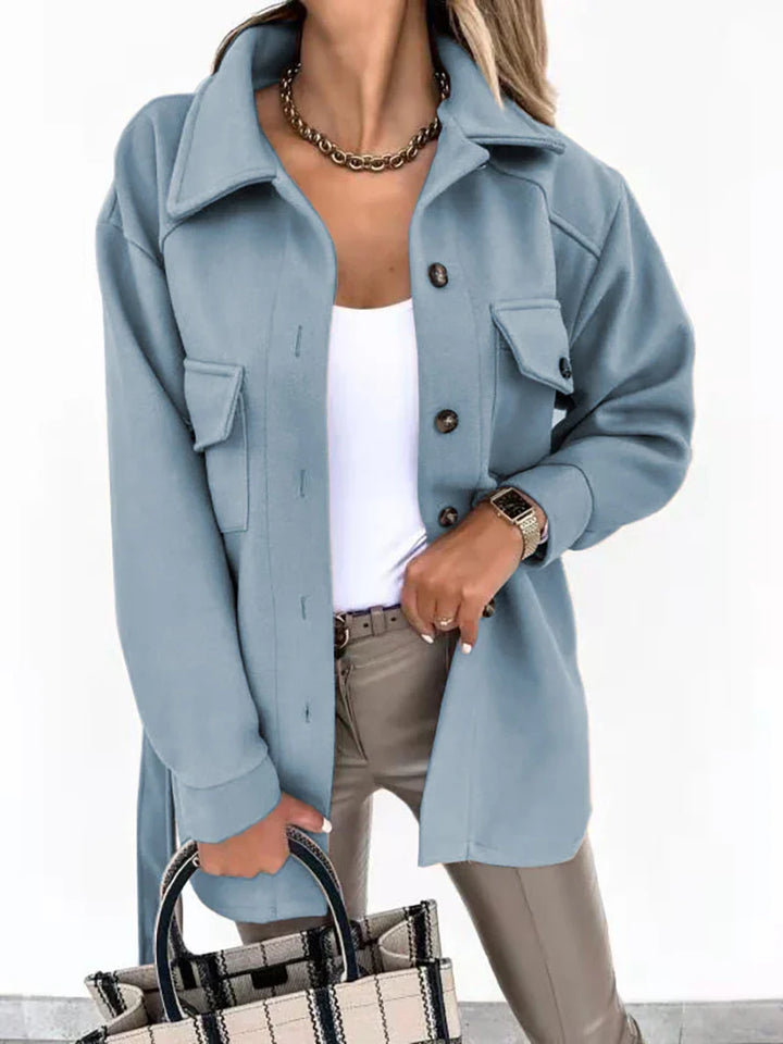 Camilla™ | Belted Wool Shacket