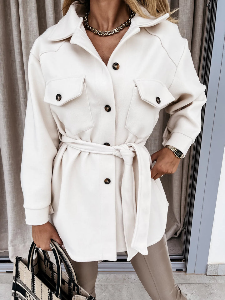 Camilla™ | Belted Wool Shacket