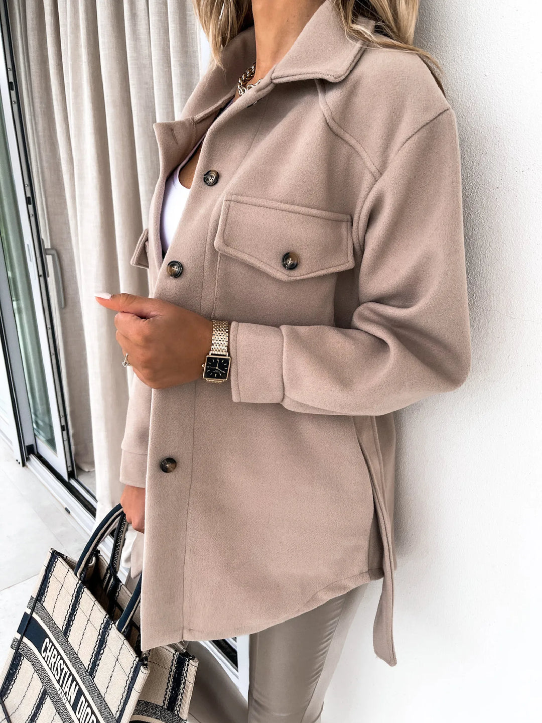Camilla™ | Belted Wool Shacket