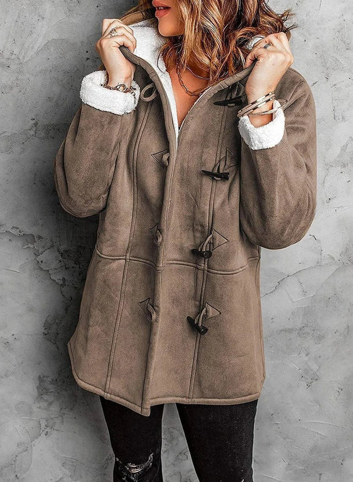 ELVIRA™ | Hooded Fleece Coat