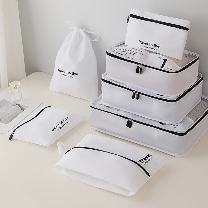 TravelEase™ | 7-Piece Packing Cube Set