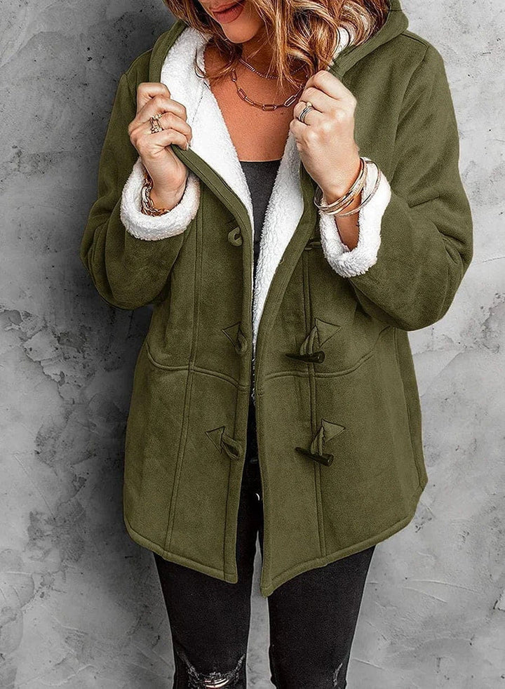ELVIRA™ | Hooded Fleece Coat