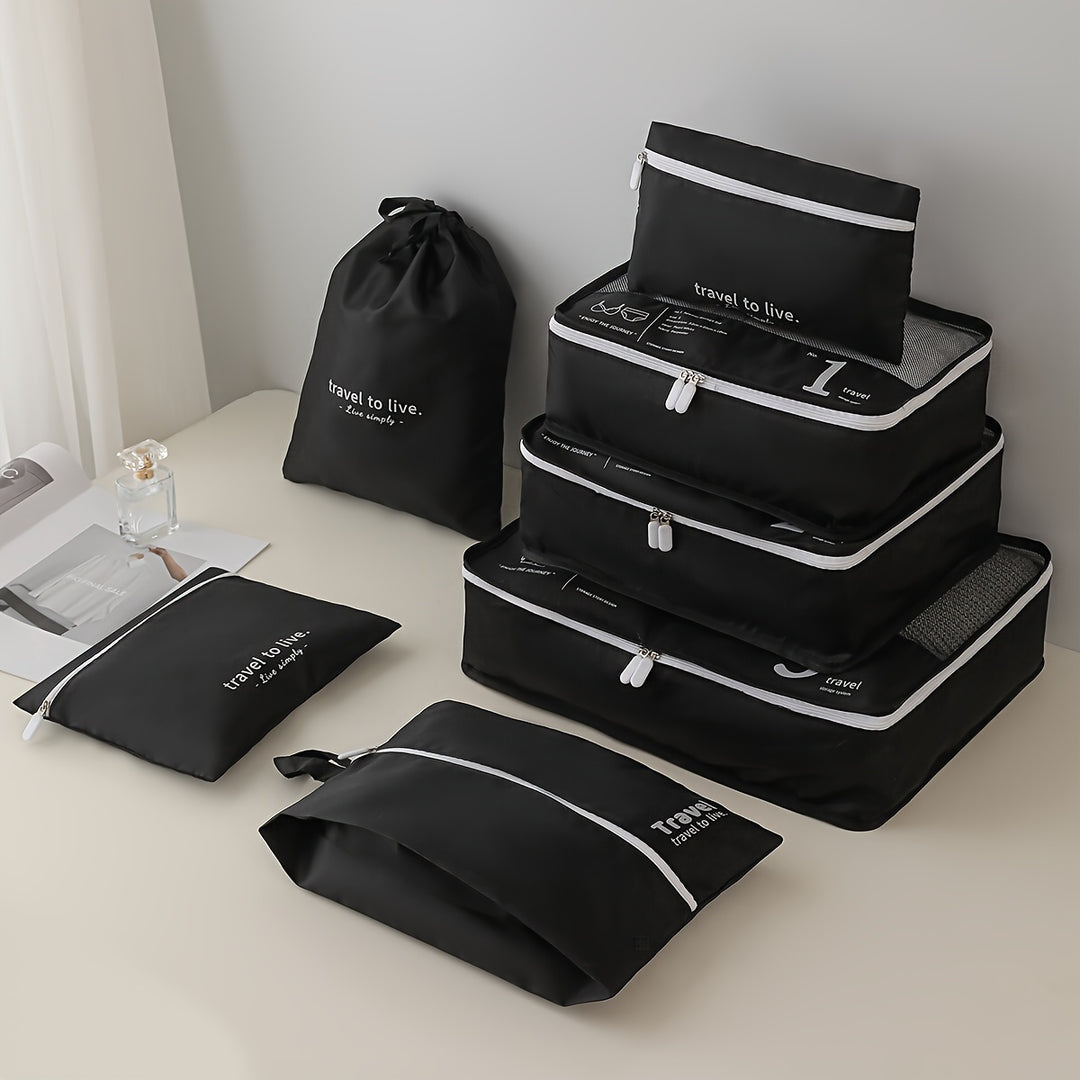 TravelEase™ | 7-Piece Packing Cube Set