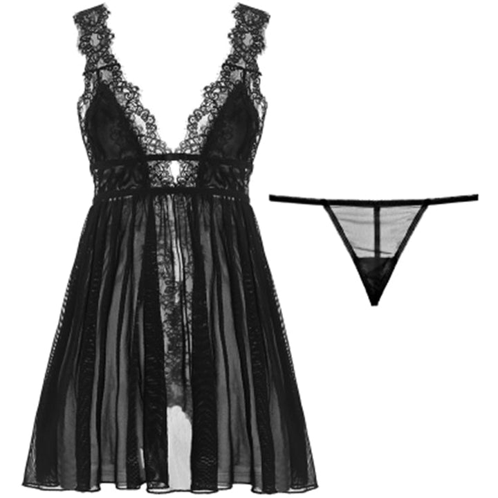 Midnight Lace Babydoll – Sultry Nightwear