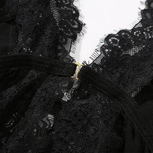 Midnight Lace Babydoll – Sultry Nightwear