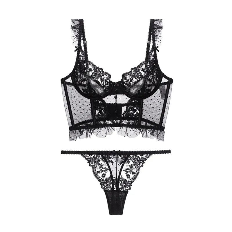 Eleanor Lace Corset Set