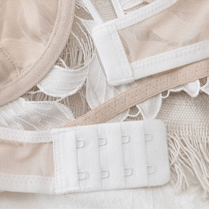 MaFleur Embroidered Lace Lingerie Set
