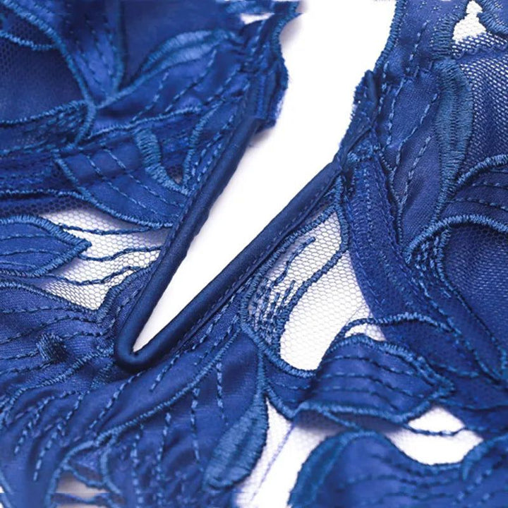 MaFleur Embroidered Lace Lingerie Set